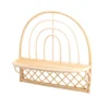 Etagere in rattan a forma di arco 44 cm