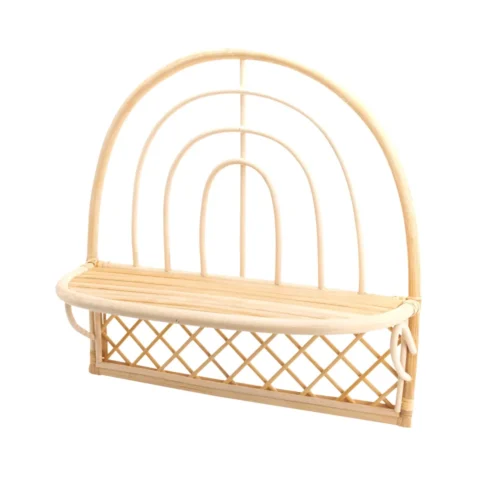 Etagere de ratán en forma de arco 44 cm