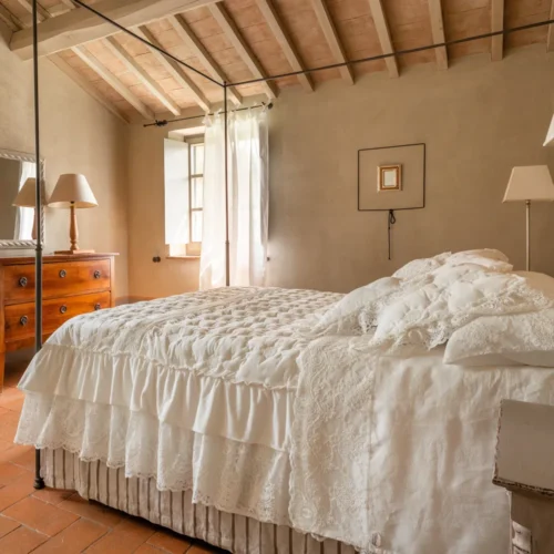 Alternative view of Couette d'hiver Chez Moi Zarina en velours + 2 taies d'oreiller blanc naturel
