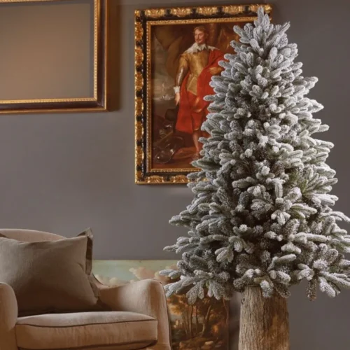 pino merano innevato 150 cm illuminato 3