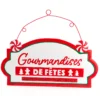 Enseigne à suspendre de confiserie française 50 cm