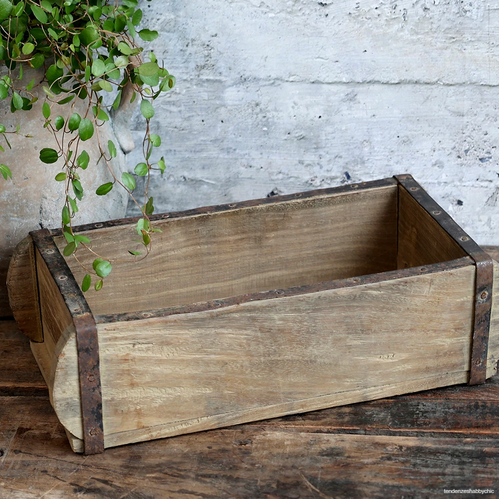Bandeja de almacenamiento de madera Chic Antique Vintage L 30 cm