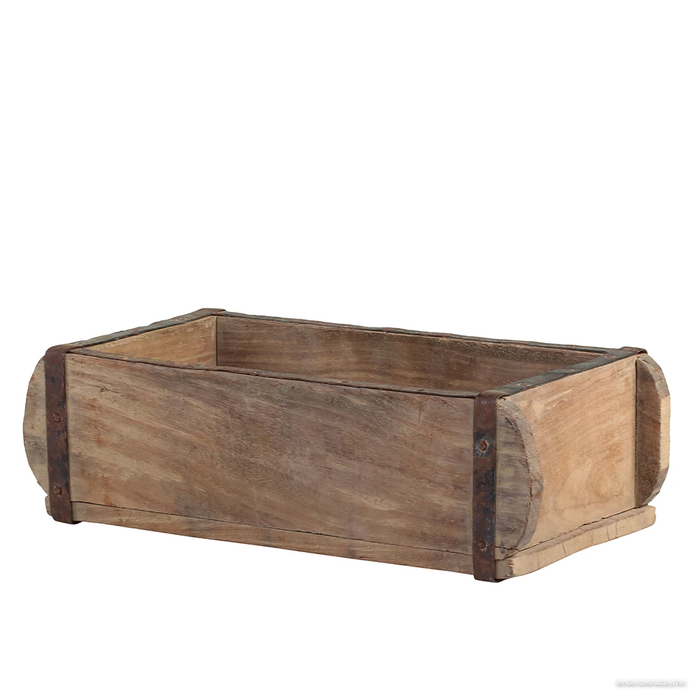 Bandeja de almacenamiento de madera Chic Antique Vintage L 30 cm - Imagen 4