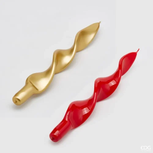 EDG Candela fiamma a spirale H 27 cm