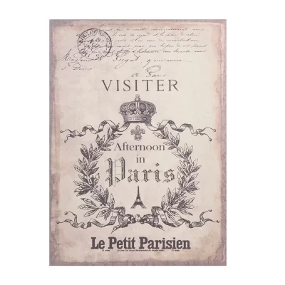 Nuvole di Stoffa ​​Toile vintage "Le Petit Parisienne" 70x50