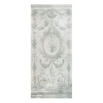 Tapis Blanc Mariclo Aubusson gris 65x130