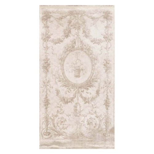 Blanc Mariclo Tappeto Aubusson avorio 85x150