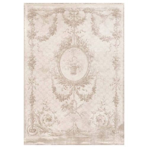 Blanc Mariclo Tappeto Aubusson avorio 140x200