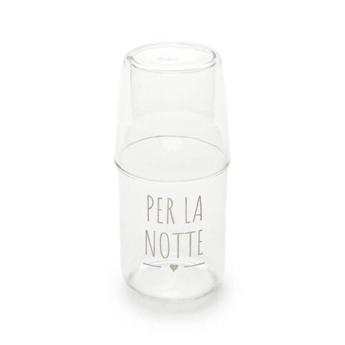 Nuvole di Stoffa Bouteille en verre borosilicaté “PER LA NOTTE” – Image 2