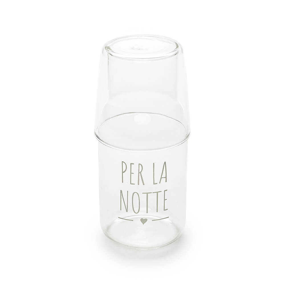 Nuvole di Stoffa Bouteille en verre borosilicaté “PER LA NOTTE” – Image 3
