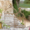 Mathilde M. Décoration cage à oiseaux dorée - 2 modèles