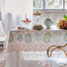 ZTGL Set 2 Cuscini Coprisedia Shabby Chic Country, Cuscini per Sedie da  Pranzo, Volant ai Bordi, Imbottito, con Laccetti 45x45 cm, Sfoderabile, per