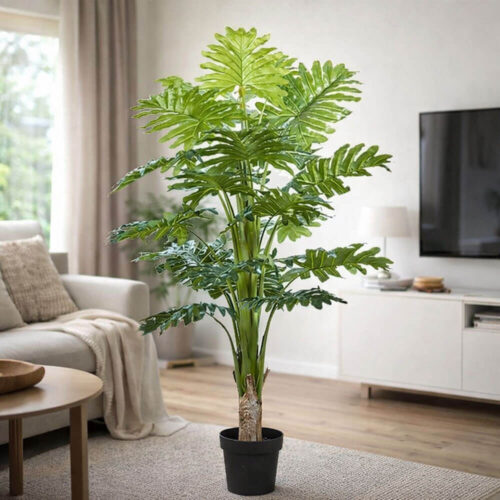 EDG Pianta artificiale Filodendro con vaso H 140 cm