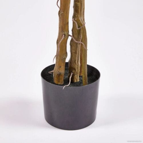 EDG Pianta artificiale Monstera Slim con vaso H 130 cm 8 foglie 5
