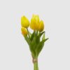 EDG Bouquet 5 Tulipani Olis Giallo H 26 cm