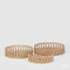 EDG Plateau rond en bambou - 3 tailles
