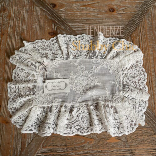 Chez Moi Mantelina Etoile Corinzio blanco natural 35x48