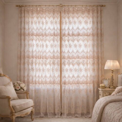 Tenda FruFru organza e pizzo provenza Chez Moi