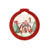 Sottopentola in porcellana decorata circo e orsetti giocolieri