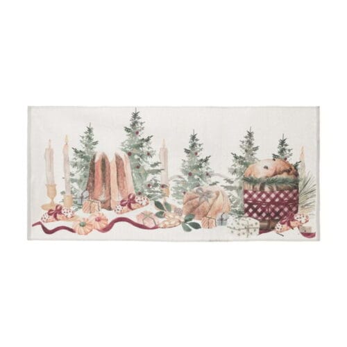 Blanc Mariclo Tappeto natalizio stampa dolcetti La Patisserie 60x120
