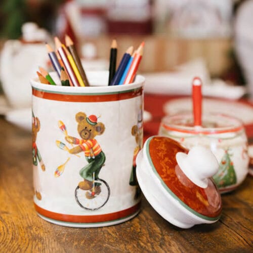 Alternative view of Nuvole di Stoffa Barattolo in porcellana Orsetti con gift box Bear Wonderland