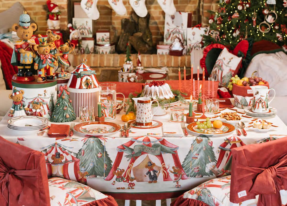 Collezione natalizia bear wonderland nuvole di stoffa