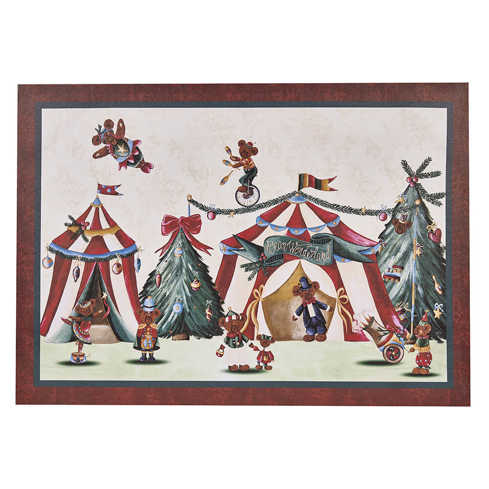 Tableau de Noël Nuvole di Stoffa tissu Collection Bear Wonderland 70x50 – Image 2