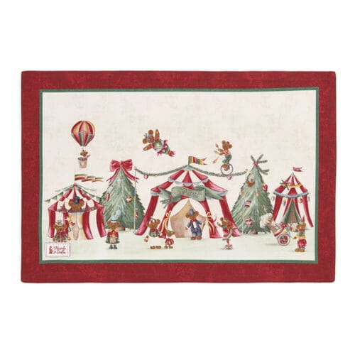 Nuvole di Stoffa Tpvaglietta all'americana double face Bear Wonderland 50x33