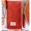 Nuvole di Stoffa Tovagliolo natalizio rosso Bear Wonderland 42x42