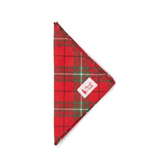 Alternative view of Tovagliolo tartan in cotone Collezione Cartolina di Natale 42x42