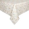 Tovaglia natalizia in cotone della collezione Ricordi di Nuvole di Stoffa, dimensioni 140x180 cm, con design festivo e dettagli natalizi.