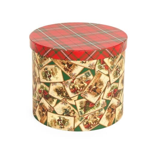 Set 3 scatole tonde in carta 1000 gsm grande
