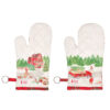 Guantone da cucina "Cartolina di Natale" Nuvole di Stoffa 19x32 - 2 versioni