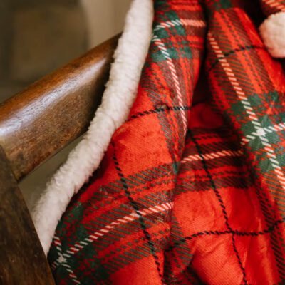 plaid tartan nuvole di stoffa
