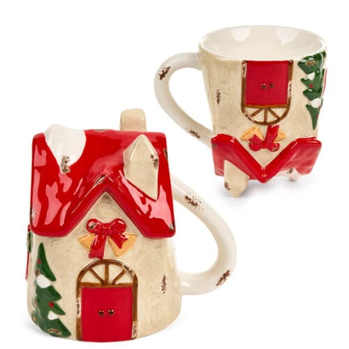 Tazza Up e Down Casa e Albero di Natale