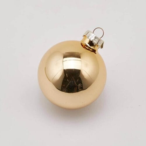 Sfera dorata in vetro 6 cm