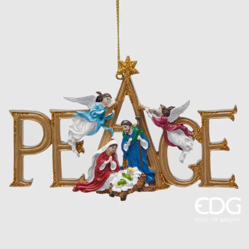 Décoration de crèche de Noël EDG à suspendre 13 cm 🎄