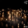 Filo di luci Miniled X300 da 18 metri con 300 LED, cavo verde, 8 effetti luminosi, certificato IP44 per uso interno ed esterno