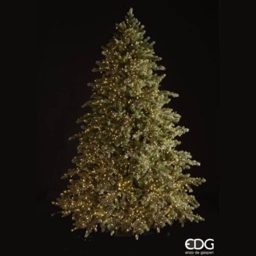 Alternative view of EDG Pino Argentato Illuminato H 210 con 4000 LED + telecomando