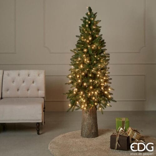 Alternative view of EDG Albero di Natale Slim illuminato H 150 cm e 260 Mini LED