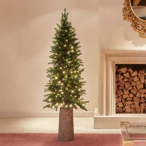 EDG Albero di Natale Slim illuminato H 150 cm e 260 Mini LED