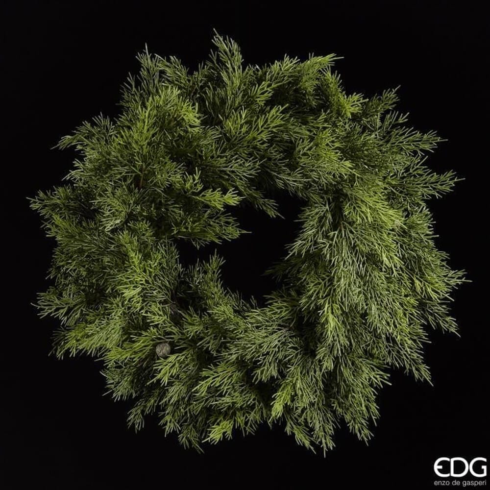 Enzo De Gasperi Corona de Thuja con Bayas Ø 50 cm - Imagen 2