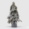 EDG Pinetto Innevato con vaso h 50 cm