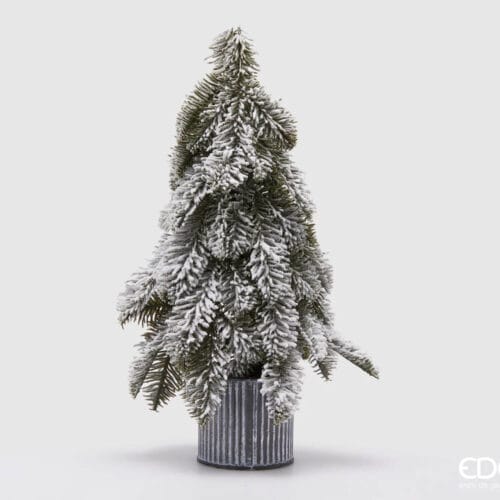 EDG Pinetto Innevato con vaso h 50 cm