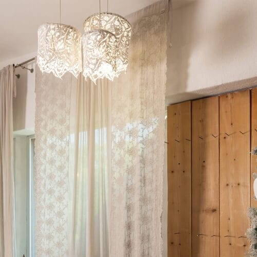 Alternative view of Chez Moi Rideau Draperie Etoile Argile 150x300