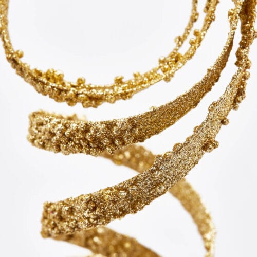 Alternative view of Ramo Filante Dorato Glitterato EDG H 120 cm