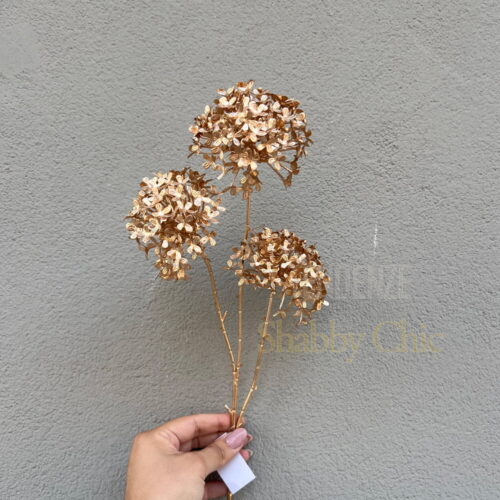 Branche de Viorne dorée EDG H 66 cm