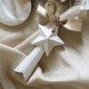 Mathilde M. Décor en plâtre parfumé en forme de banderole Sapin Enchantée