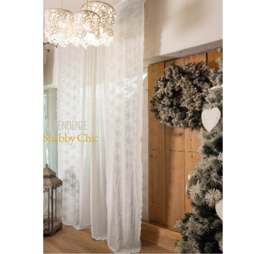 Alternative view of Chez Moi rideau draperie Etoile Corinthienne 150x290 Blanc Naturel