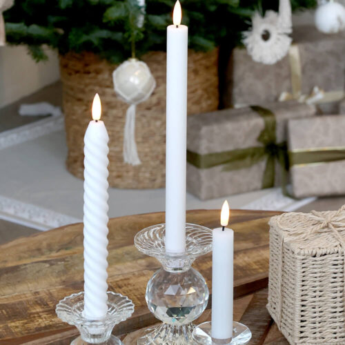 Alternative view of Coppia di Candele a LED con Fiamma Tremolante